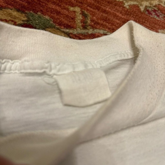 Vintage 1990 Bart Simpson Miami Dolphins Graphic Tee T-shirt Men Large NFL Footb - Picture 5 of 8